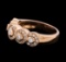 0.60 ctw Diamond Ring - 14KT Rose Gold