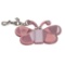 Coach Purple Leather Patchwork Butterfly Charm