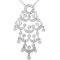 18k White Gold 0.82CTW Diamond Pendant, (I1-I2/H-I)