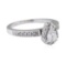 0.33 ctw Diamond Ring - 14KT White Gold