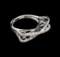 0.62 ctw Diamond Ring - 14KT White Gold