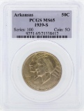 1939-S Arkansas Centennial Commemorative Half Dollar Coin PCGS MS65