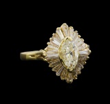 1.50 ctw Diamond Ring - 14KT Yellow Gold