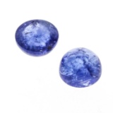 12.16 ctw. Round Cabochon Cut Tanzanites