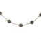 28.5 ctw Diamond Necklace - 14KT Gold, White And Black Rhodium