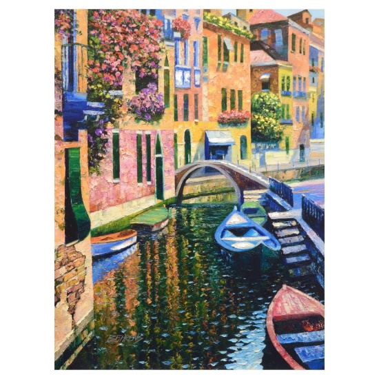 Romantic Canal by Behrens (1933-2014)