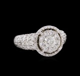 2.61 ctw Diamond Ring - 14KT White Gold