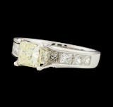 2.20 ctw Diamond Ring - 18KT White Gold