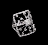 1.20 ctw Diamond Ring - 18KT White Gold