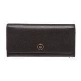 Loewe Black Leather Long Wallet