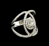 1.33 ctw Diamond Ring - 14KT White Gold