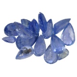 11.11 ctw Pear Mixed Tanzanite Parcel