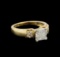 14KT Yellow Gold 0.56 ctw Diamond Ring
