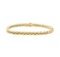 Tiffany and Company Golden Weave Wheat Chain Bracelet - 18KT Yellow Gold