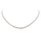 18KT White Gold 9.20 ctw Diamond Necklace