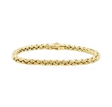 Tiffany and Company Golden Weave Wheat Chain Bracelet - 18KT Yellow Gold