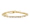 4.80 ctw Diamond Bracelet - 14KT Yellow Gold