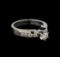 0.77 ctw Diamond Ring - 18KT White Gold