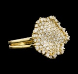 1.05 ctw Diamond Ring - 14KT Yellow Gold