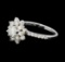 1.00 ctw Diamond Ring - 14KT White Gold