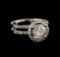 14KT White Gold 1.75 ctw Diamond Ring