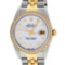 Rolex Mens 2 Tone 14K Mother Of Pearl Diamond 36MM Datejust Wriswatch