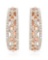 14k Rose Gold 0.32CTW Diamond Earrings, (SI1/G)