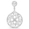 14k White Gold 1.38CTW Diamond Pendant, (SI3-I1/F-G)