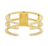 0.3 ctw Diamond Ring - 14KT Yellow Gold