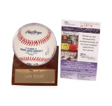 Luis Tiant Autographed Baseball