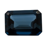 32.93 ct. Natural Emerald Cut London Blue Topaz