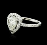 18KT White Gold 1.06 ctw Diamond Ring