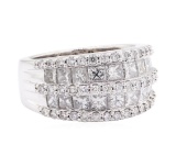 2.42 ctw Diamond Ring - 14KT White Gold