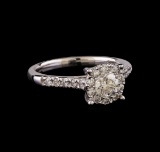 0.85 ctw Diamond Ring - 14KT White Gold