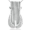 14k White Gold 0.50CTW Diamond Pendant, (I1-I2/H)