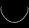 18KT White Gold 16.50 ctw Diamond Necklace