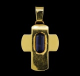 Cross Pendant -  14KT Yellow Gold