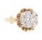 1.00 ctw Diamond Ring - 14KT Yellow and White Gold