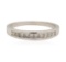 0.4 ctw Diamond Ring - 14KT White Gold