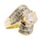 7.51 ctw Diamond Ring - 18KT Yellow Gold