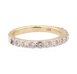 0.50 ctw Diamond Band - 14KT Yellow Gold