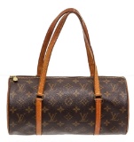 Louis Vuitton Monogram Canvas Leather Papilon 26 cm Shoudler Bag