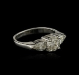 14KT White Gold 1.25 ctw Diamond Ring