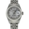 Rolex Ladies Stainless Steel Silver Roman 26MM Datejust Wristwatch