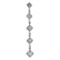 14k White Gold 0.33CTW Diamond Pendant, (I1-I2/G-H)