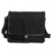 Prada Black Nylon Leather Trim Messenger Bag