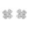 14k White Gold 0.31CTW Diamond Earrings, (SI2-SI3/G-H)