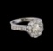 1.50 ctw Diamond Ring - 14KT White Gold