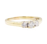 0.35 ctw Diamond Ring - 14KT Yellow Gold