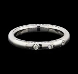 0.10 ctw Diamond Ring - 14KT White Gold